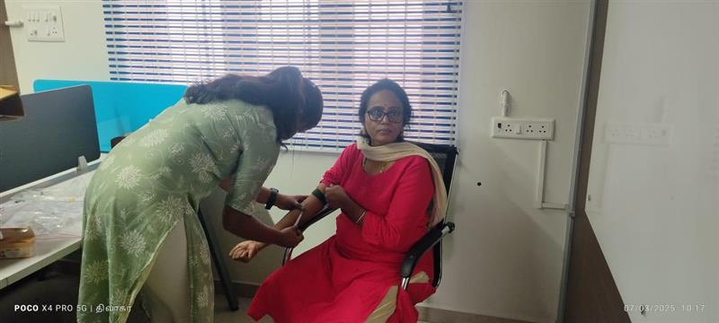 Nurturing Wellness: Women’s Day Health Check & Yoga